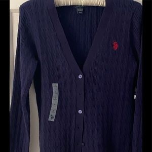 Polo Cardigan Sweater